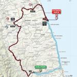 Streckenverlauf Tirreno - Adriatico 2017 - Etappe 6 (genderte Streckenfhrung)