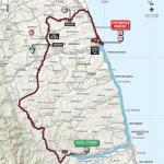 Streckenverlauf Tirreno - Adriatico 2017 - Etappe 6 (ursprngliche Streckenfhrung)