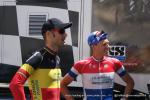 Tom Boonen als belgischer Meister zusammen mit dem niederlndischen Meister Niki Terpstra bei der Tour de Suisse 2013