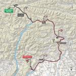 Streckenverlauf Giro dItalia 2017 - Etappe 19