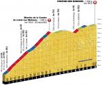 Hhenprofil Tour de France 2017 - Etappe 8, Monte de la Combe de Laisia Les Molunes und Station des Rousses