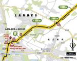 Streckenverlauf Tour de France 2017 - Etappe 11, Zwischensprint