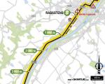 Streckenverlauf Tour de France 2017 - Etappe 14, Zwischensprint
