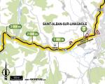 Streckenverlauf Tour de France 2017 - Etappe 15, Zwischensprint