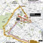 Streckenverlauf Tour de France 2017 - Etappe 21, letzte Kilometer