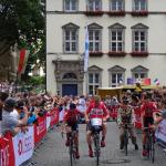 Marcel Sieberg und Kollegen bei der Teamprsentation der Tour de France 2017 in Dsseldorf. Foto: LIVE-Radsport.com