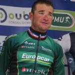 bei der Siegerehrung der Tour du Doubs 2013