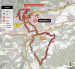 Prsentation Straen-Weltmeisterschaft 2018 in Innsbruck-Tirol - Profil Streckenkarte Mnner Elite, kleiner und groer Rundkurs