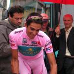 Alberto Contador im Rosa Trikot beim Giro d’Italia 2008