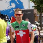 Fabian Lienhard im Schweizer Nationaltrikot bei der Tour Alsace 2017