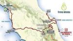 Präsentation Tirreno-Adriatico 2017: Streckenkarte