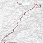 Streckenverlauf Tour de Romandie 2018 - Etappe 2