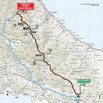 Streckenverlauf Giro dItalia 2018 - Etappe 9