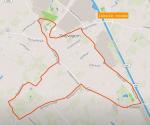 Streckenverlauf Grote Prijs Marcel Kint 2018, dritter Rundkurs (10,9 km)