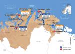 Etappenplan Arctic Race of Norway 2018