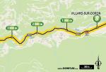 Streckenverlauf Tour de France 2018 - Etappe 11, Zwischensprint