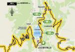 Streckenverlauf Tour de France 2018 - Etappe 17, Zwischensprint