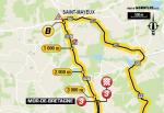 Streckenverlauf Tour de France 2018 - Etappe 6, Bonussprint