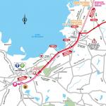 Streckenverlauf Tour de France 2018 - Etappe 4, letzte Kilometer