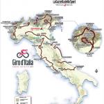 Präsentation Giro d Italia 2019: Die Streckenkarte
