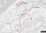 Streckenpräsentation der Tour de Suisse 2019: Karte Etappe 3