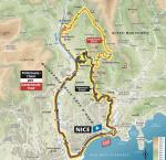 Präsentation Grand Départ Tour de France 2020: Karte Etappe 1