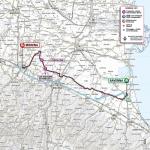 Streckenverlauf Giro dItalia 2019 - Etappe 10