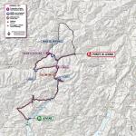 Streckenverlauf Giro dItalia 2019 - Etappe 16 (neue Strecke)