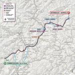Streckenverlauf Giro dItalia 2019 - Etappe 17
