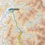 Streckenverlauf Tour de France 2019 - Etappe 20 (neue, verkrzte Strecke)