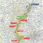 Streckenverlauf Tour de France 2019 - Etappe 8