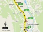 Streckenverlauf Tour de France 2019 - Etappe 14, Zwischensprint