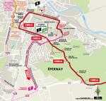 Streckenverlauf Tour de France 2019 - Etappe 3, letzte 5 km