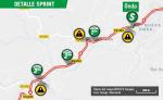 Streckenverlauf Vuelta a Espaa 2019 - Etappe 7, Zwischensprint