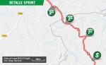 Streckenverlauf Vuelta a Espaa 2019 - Etappe 11, Zwischensprint