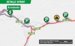 Streckenverlauf Vuelta a España 2019 - Etappe 13, Zwischensprint