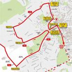 Streckenverlauf Straßen-WM 2019 - Straßenrennen Frauen Elite, letzte 5 km