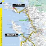 Streckenverlauf Tour de France 2020 - Etappe 10