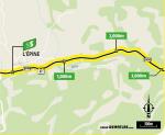 Streckenverlauf Tour de France 2020 - Etappe 5, Zwischensprint