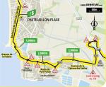 Streckenverlauf Tour de France 2020 - Etappe 10, Zwischensprint