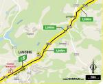Streckenverlauf Tour de France 2020 - Etappe 13, Zwischensprint