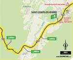 Streckenverlauf Tour de France 2020 - Etappe 16, Zwischensprint