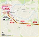 Streckenverlauf Tour de France 2020 - Etappe 7, letzte 5 km
