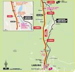 Streckenverlauf Tour de France 2020 - Etappe 9, letzte 5 km