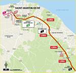 Streckenverlauf Tour de France 2020 - Etappe 10, letzte 5 km