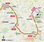 Streckenverlauf Tour de France 2020 - Etappe 11, letzte 5 km
