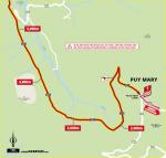 Streckenverlauf Tour de France 2020 - Etappe 13, letzte 5 km