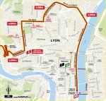 Streckenverlauf Tour de France 2020 - Etappe 14, letzte 5 km