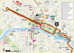 Streckenverlauf Tour de France 2020 - Etappe 21, Rundkurs