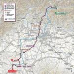 Streckenverlauf Giro dItalia 2020 - Etappe 19